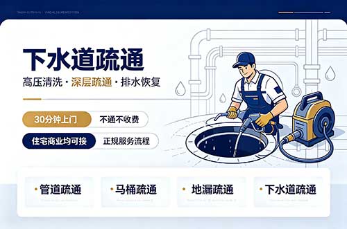 凤阳下水道疏通