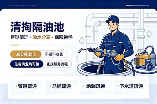 凤阳清掏隔油池